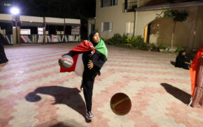 's first all-girls basketball team shoot for recognition