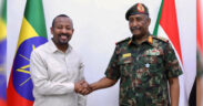 Sudan's army chief General Abdel Fattah al-Burhan meets Ethiopian Prime Minister Abiy Ahmed, in Port Sudan on July 9, 2024. Sudanese Presidency Media Office/Handout via Reuters