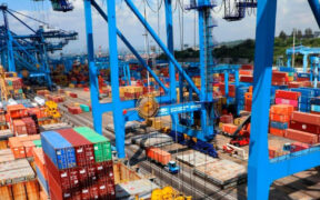 Offloading of cargo in one of the vessels docked at the Port of Mombasa in this photo taken on March 6, 2024.