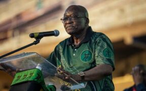 Jacob Zuma, the former president of South Africa, campaigning ahead of the South African elections in May.Credit...Michele Spatari/Agence France-Presse — Getty Images