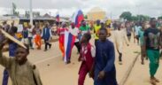 Nigerian protesters arrested for waving Russian flag